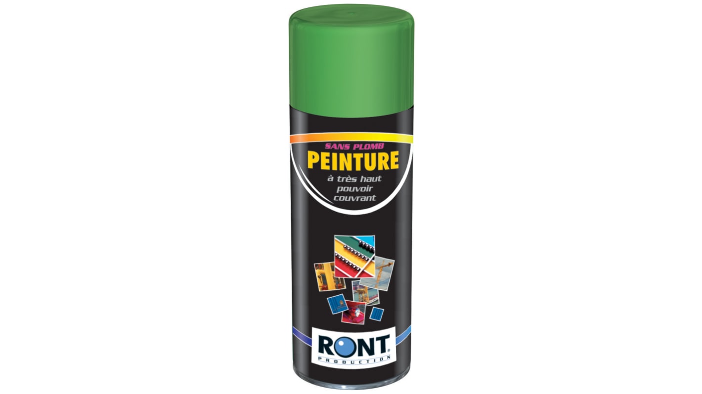 Peinture aérosol Ront Production, Vert-Jaune RAL 6018, 400ml