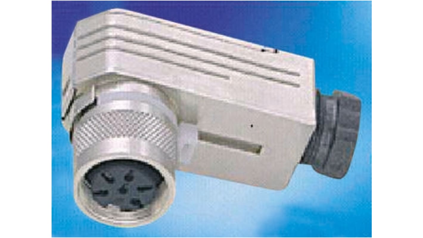 Amphenol Industrial, signalmate C091 3 Pole Right Angle M16 Din Socket, 5.0A, 300 V IP67, Cable Mount