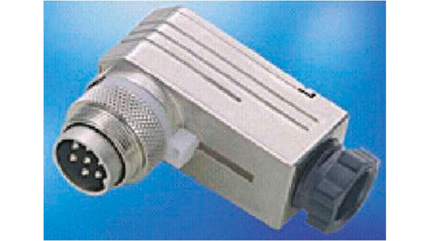 Amphenol Industrial, signalmate C091 4 Pole Right Angle M16 Din Plug, 5.0A, 300 V, Cable Mount