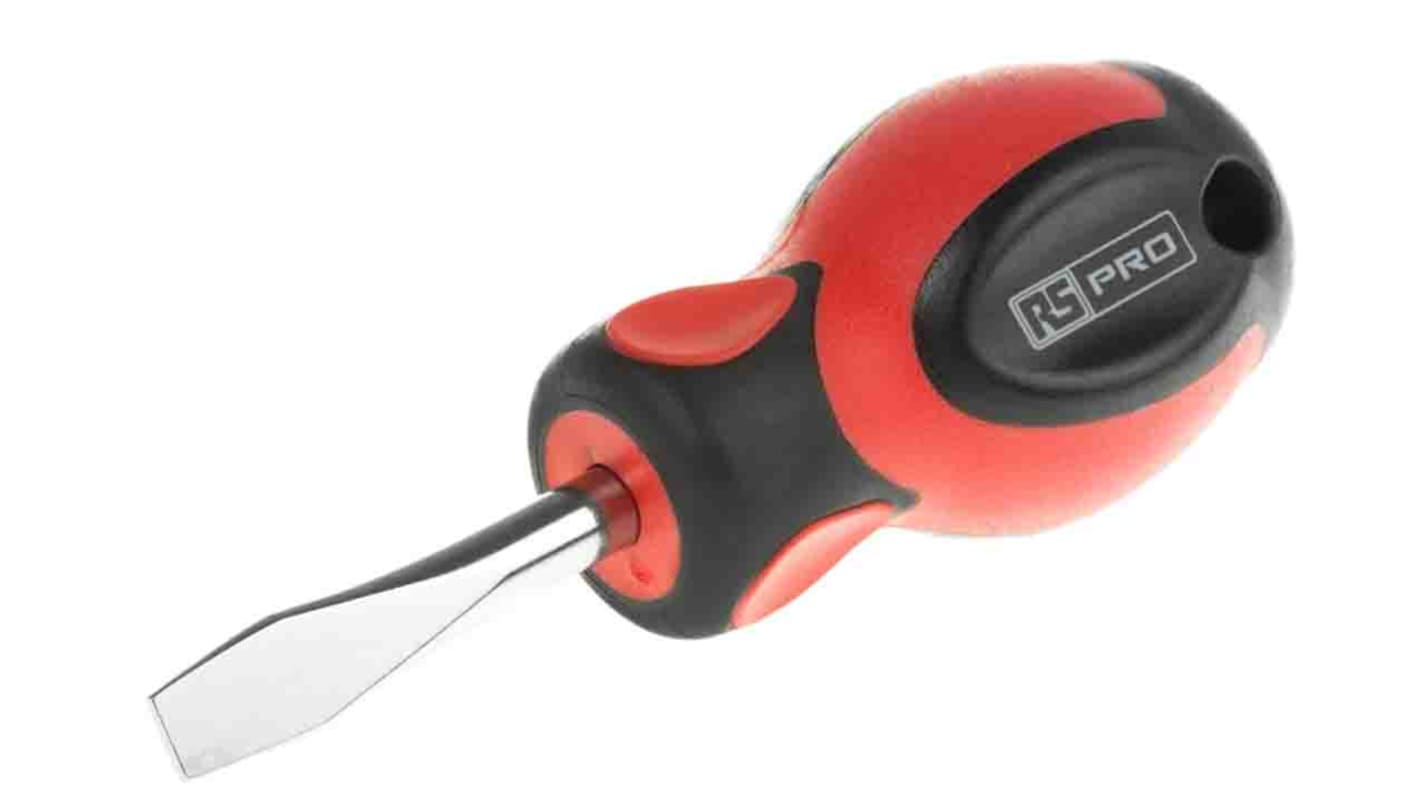 RS PRO Flat  Screwdriver, 6 mm Tip, 40 mm Blade