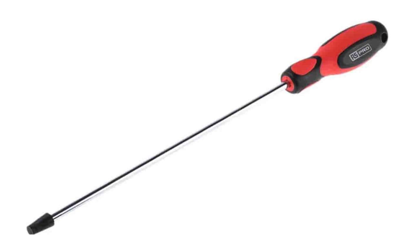 RS PRO Pozidriv Screwdriver, PZ2 Tip, 250 mm Blade, 352 mm Overall