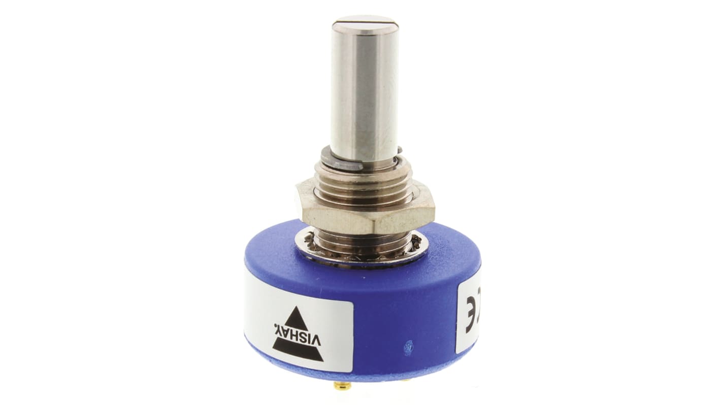 Vishay 357, Tafelmontage  Dreh Potentiometer 2kΩ ±20% / 1W , Schaft-Ø 6.35 mm