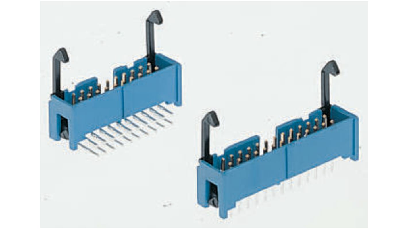 File di contatti PCB TE Connectivity, 50 vie, 2 file, passo 2.54mm