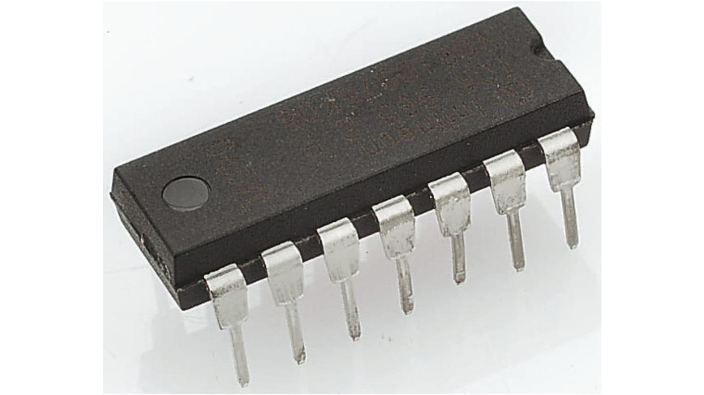 BA10339 ROHM, Quad Comparator, Open Collector O/P, 1.3μs 5 → 28 V 14-Pin PDIP