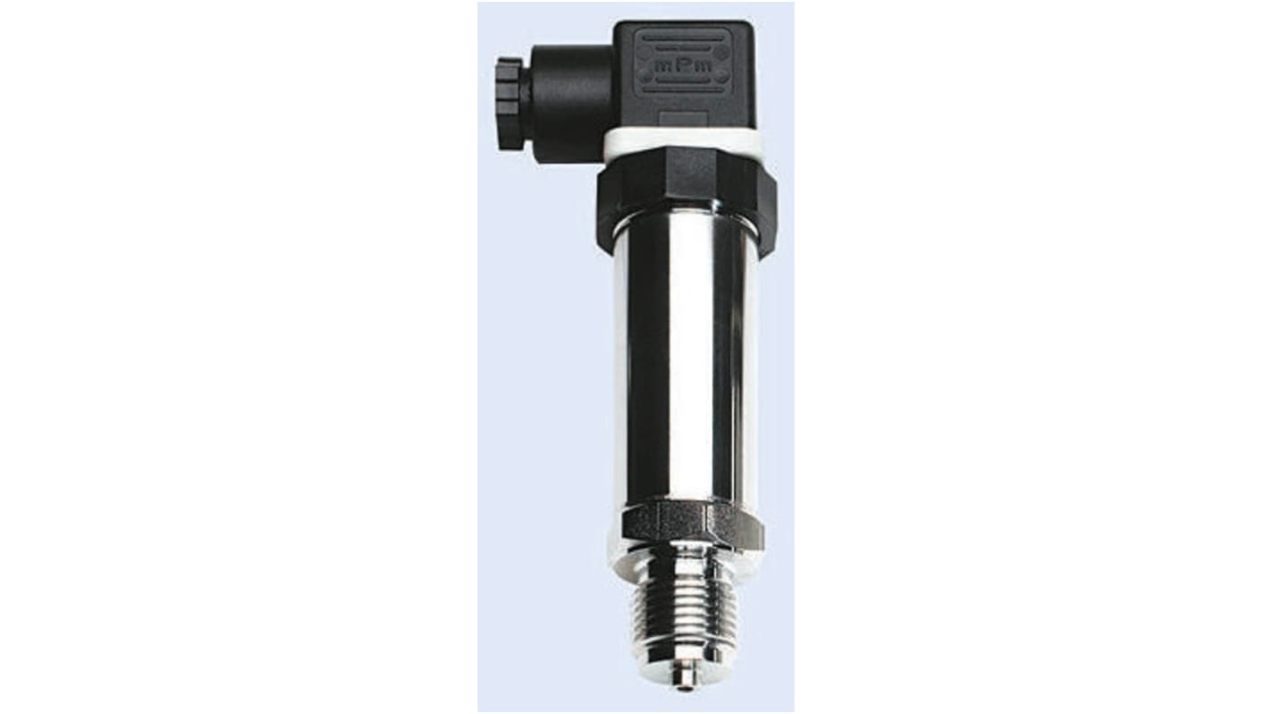 Sensor de presión manométrica Jumo, 0bar → 100bar, G1/2, 10 → 30 Vdc, salida analógica, para Líquido, gas, IP65, IP67