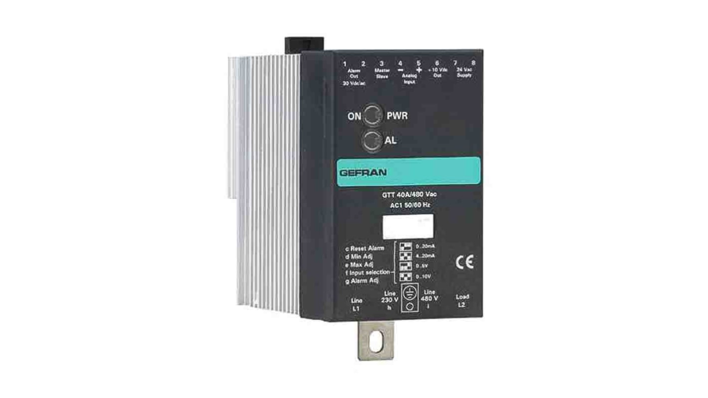 Gefran GTT-25 Series Solid State Relay, Panel Mount