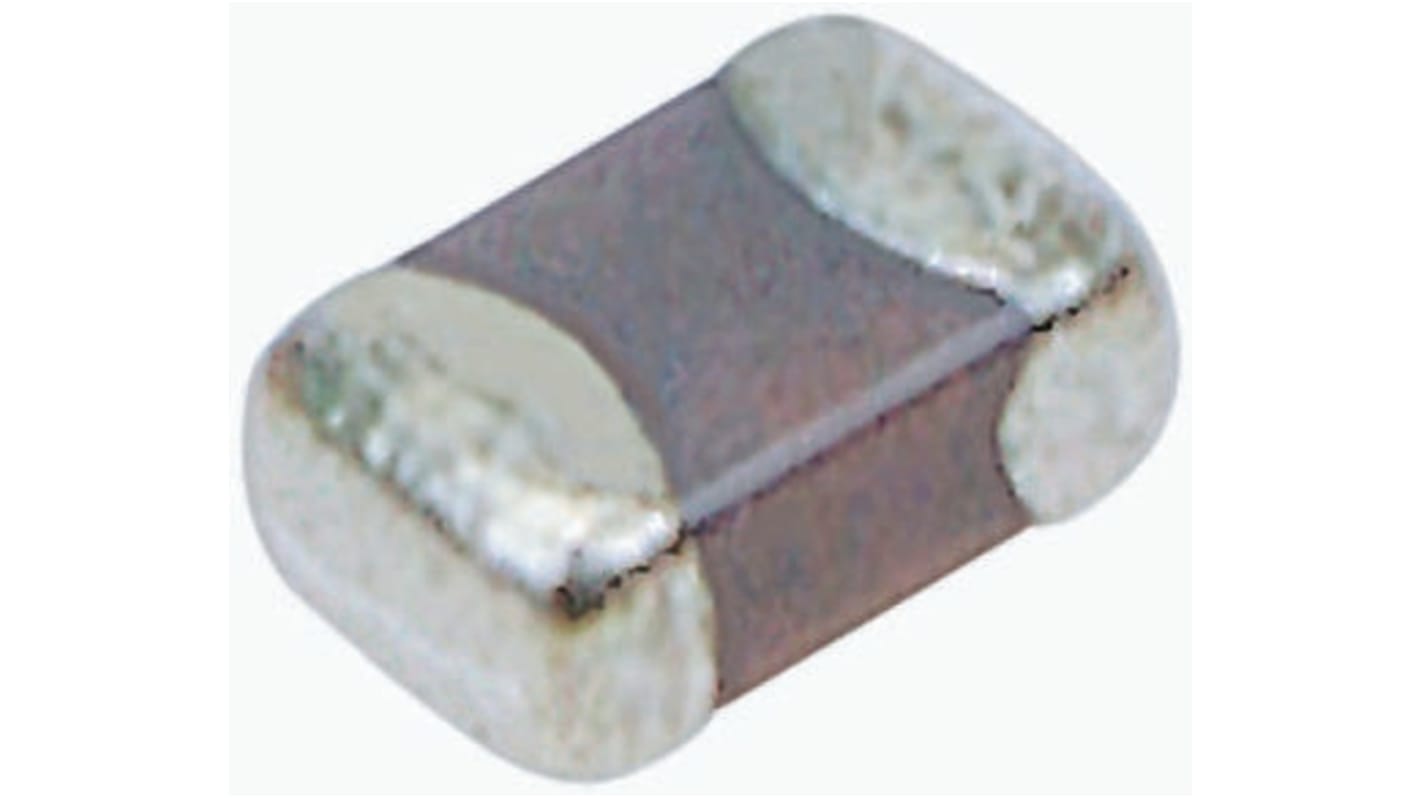 AVX 1nF Multilayer Ceramic Capacitor MLCC, 50V dc V, ±5% , SMD
