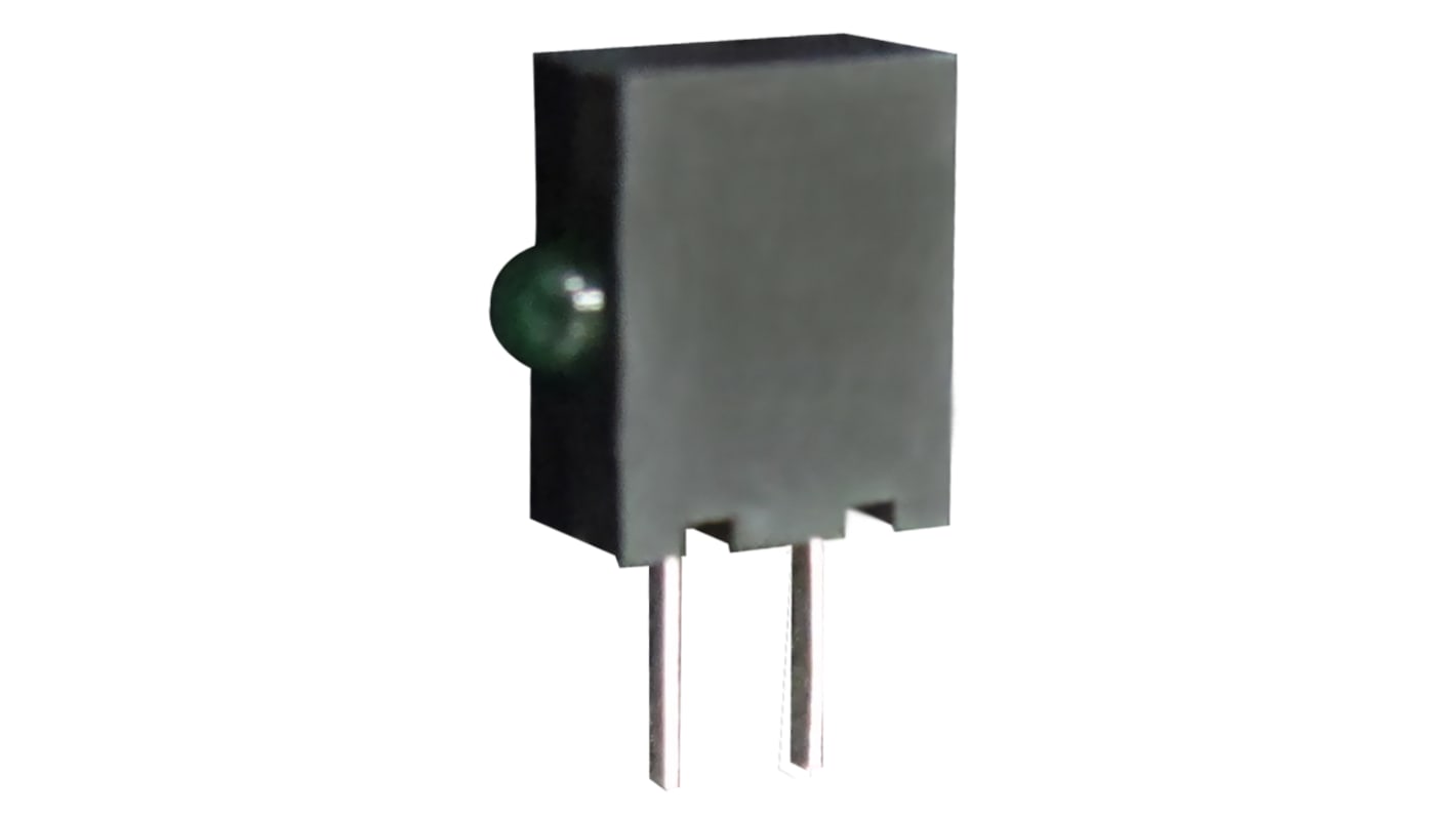 Kingbright KM2520EH/1SGD, Green Right Angle PCB LED Indicator, Through Hole 2.5 V