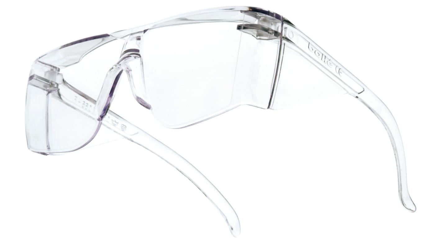 VISPI Bolle VISITEUR UV Safety Glasses, Clear Polycarbonate Lens, Vented RS