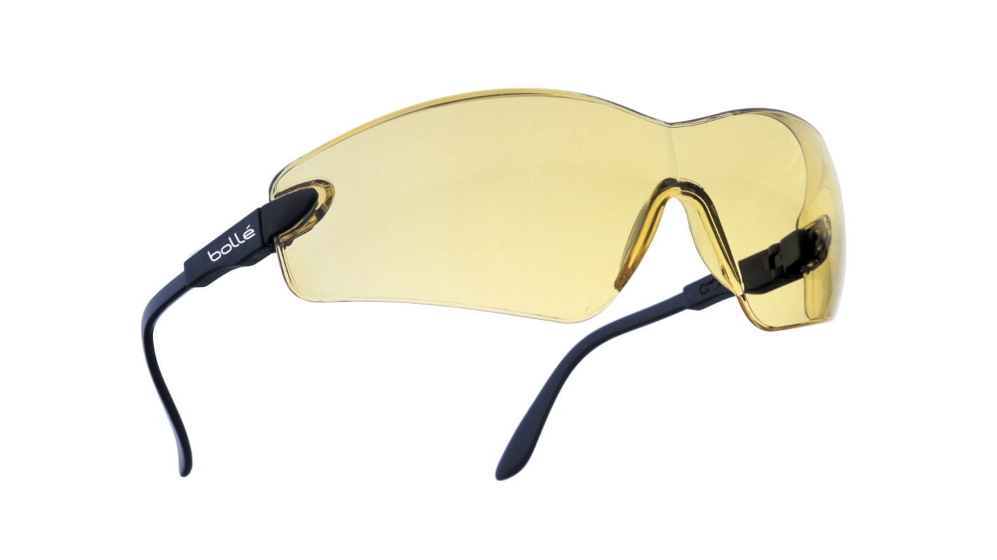 Bolle VIPER Anti-Mist UV Safety Glasses, Yellow Polycarbonate Lens, Vented