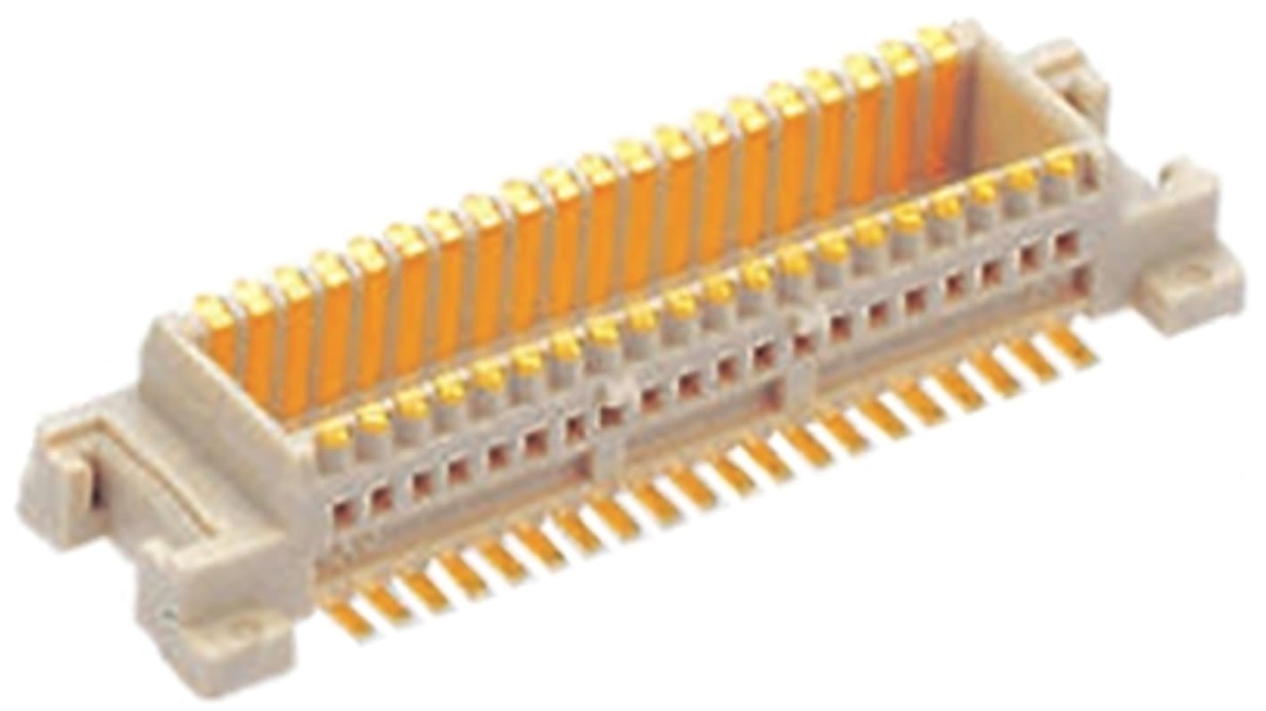 Presa PCB Molex, 30 vie, 2 file, passo 0.5mm, Montaggio superficiale