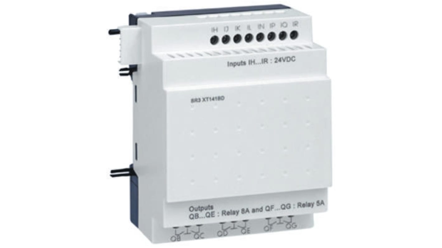 Schneider Electric Zelio Logic Series I/O module for Use with Zelio Logic Modules, 12 V dc Supply, Relay Output,