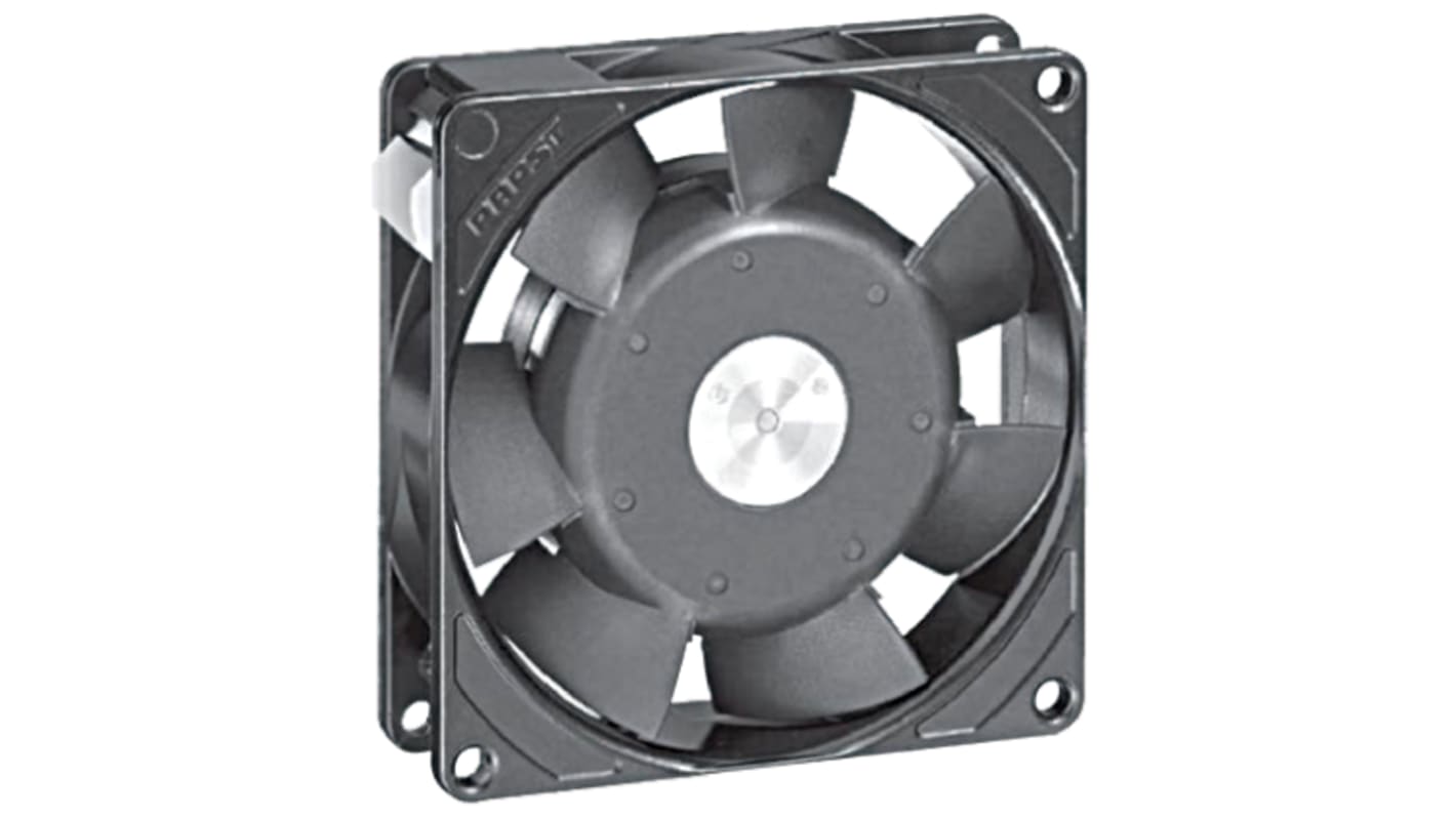 AC Axial Fan, 92 x 92 x 25.4mm, 59m³/h, 11W, 230 V ac (3900 Series)