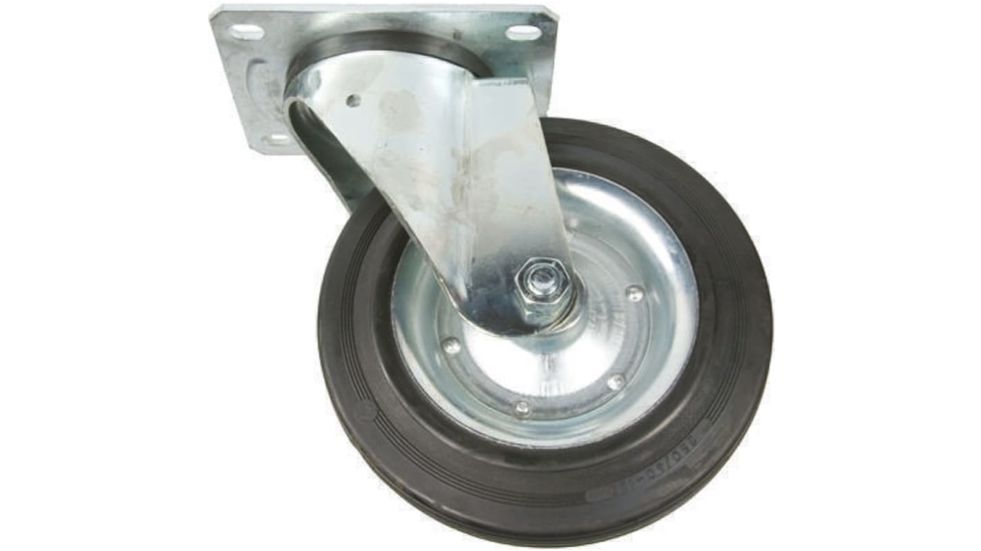 2x Ruota Con Asse Sfalsato Antiforatura 390x95 Mm Foro 20 Mm - Foto 5