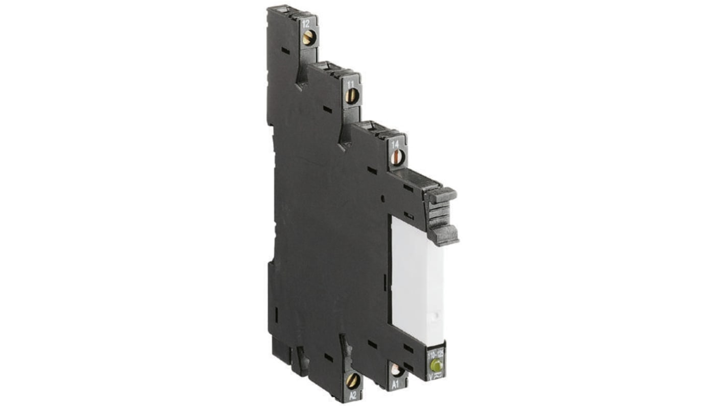 Wieland flare Series Interface Relay, DIN Rail Mount, 110V ac/dc Coil, SPDT, 1-Pole