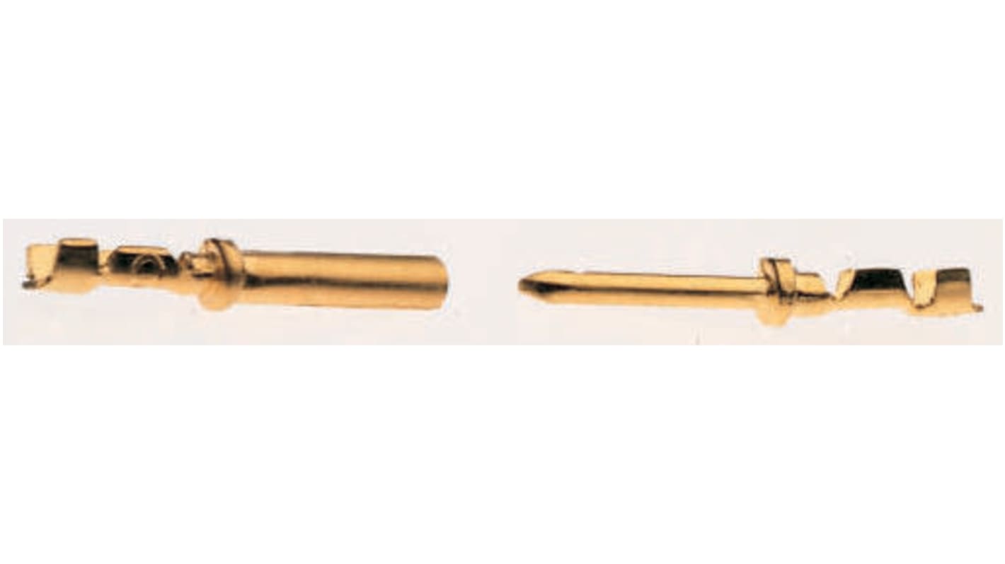 ITT Cannon Sub-D Steckverbinderkontakt, Buchse, Crimpanschluss, Kupferlegierung, Gold über Nickel, 8mΩ max
