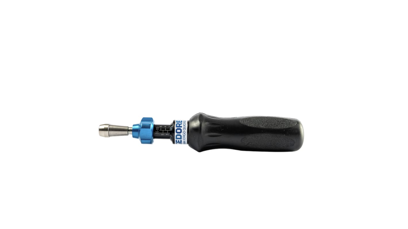 MHH Engineering Pre-Settable Hex Torque Screwdriver, 1 → 6Nm, 1/4 in Drive, ±6 % Accuracy