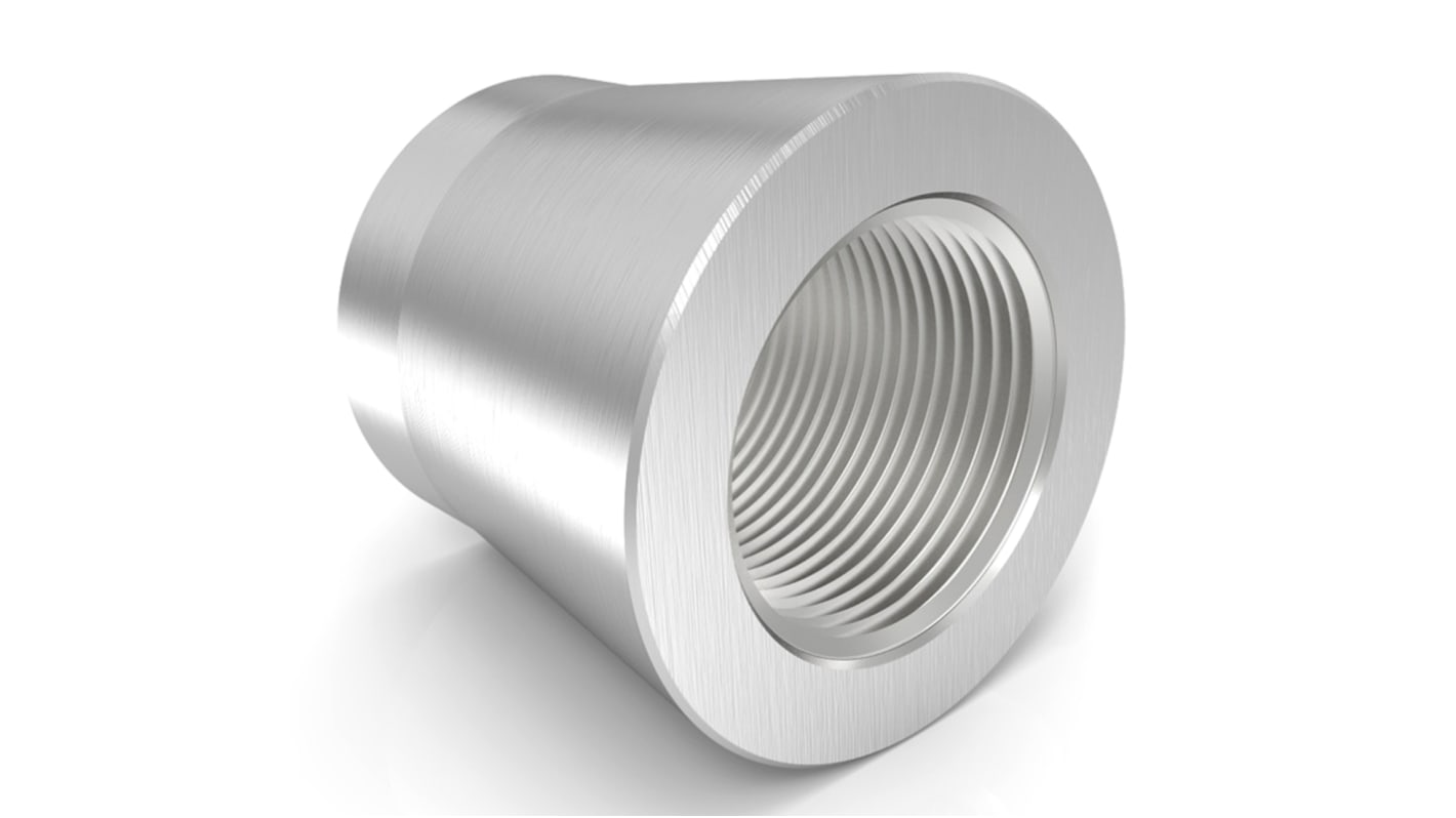 RS PRO Flange Coupler, Conduit Fitting, 20mm Nominal Size, 316 Stainless Steel, Silver