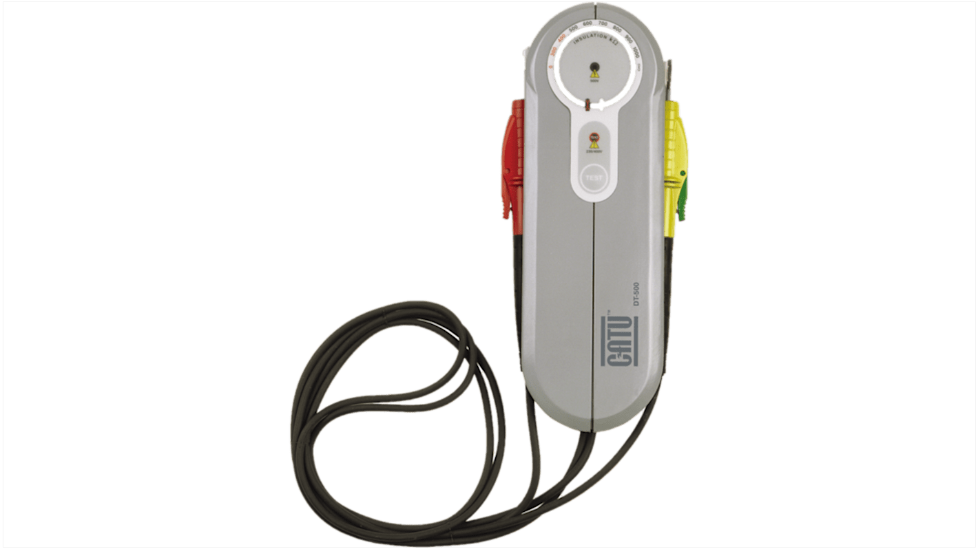 Tester d'isolamento Catu DT-500 500V cc, Cert. LAT