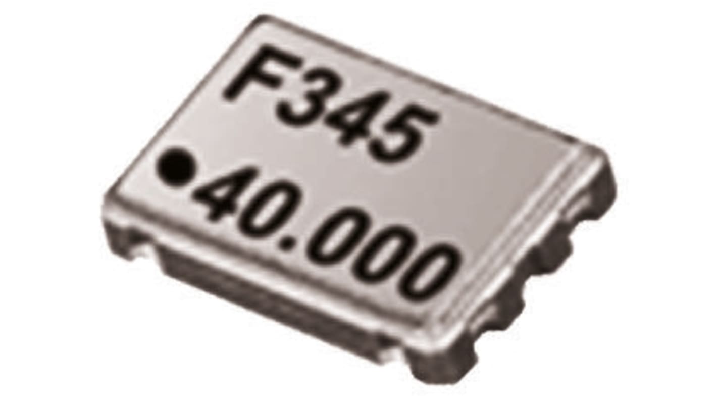 Fox Electronics Kristályoszcillátor 16 MHz, HCMOS, TTL, 50pF, 4-tüskés, SMD, 7.5 x 5.2 x 1.5mm cikkszám: F3345-160