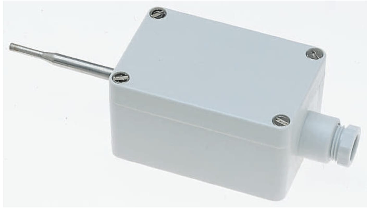 Jumo PT100 RTD Sensor, 3.3mm Dia, 29mm Long, 2 Wire, Wall, Class B +80°C Max