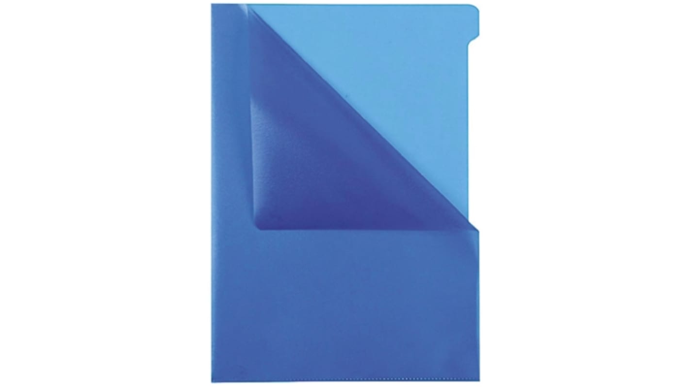 Durable Blue A4 Corner Opening Pocket