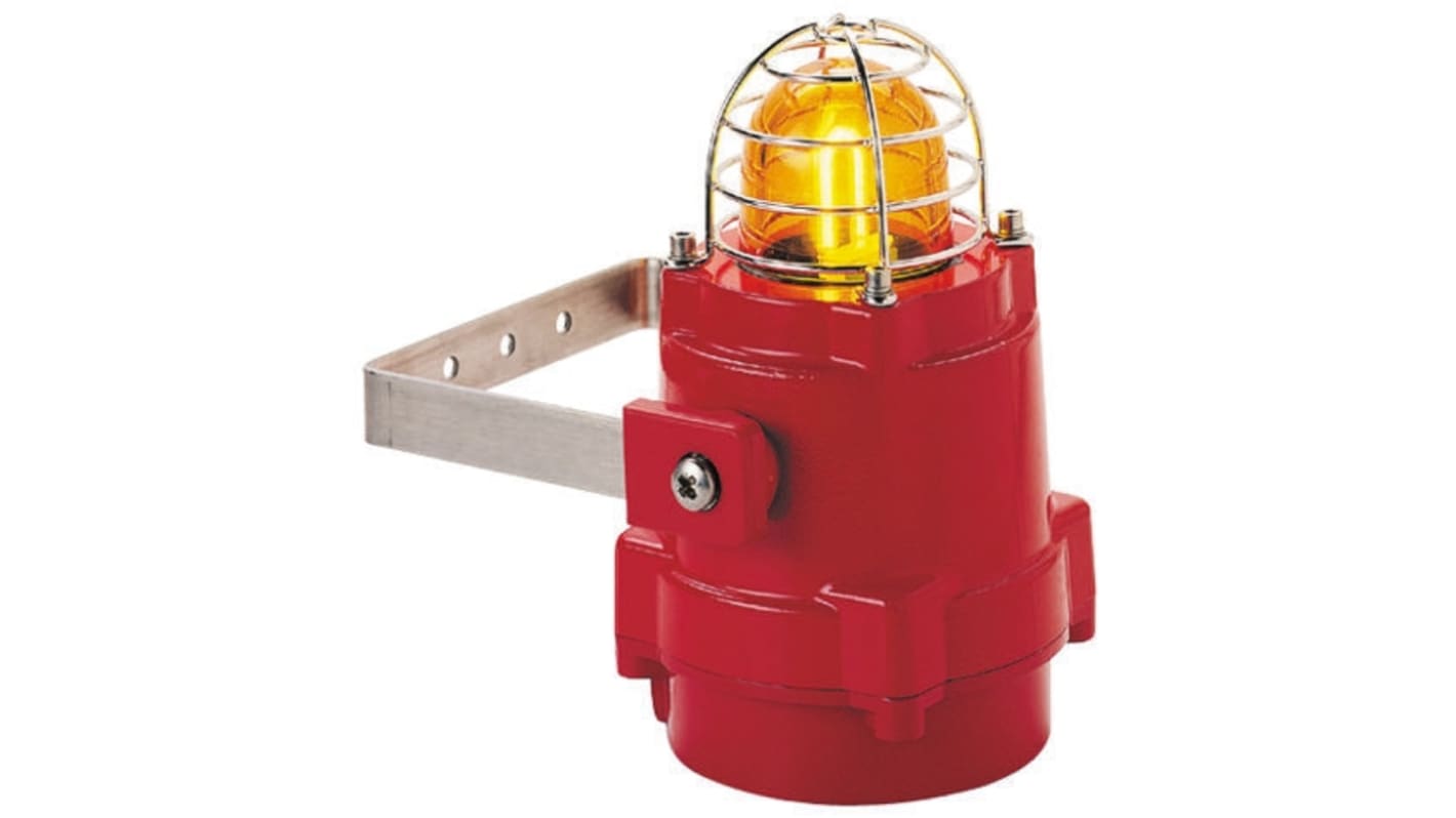 e2s BExBG15 Series Amber Strobe Beacon, 230 V ac, Surface Mount, Xenon Bulb, IP67