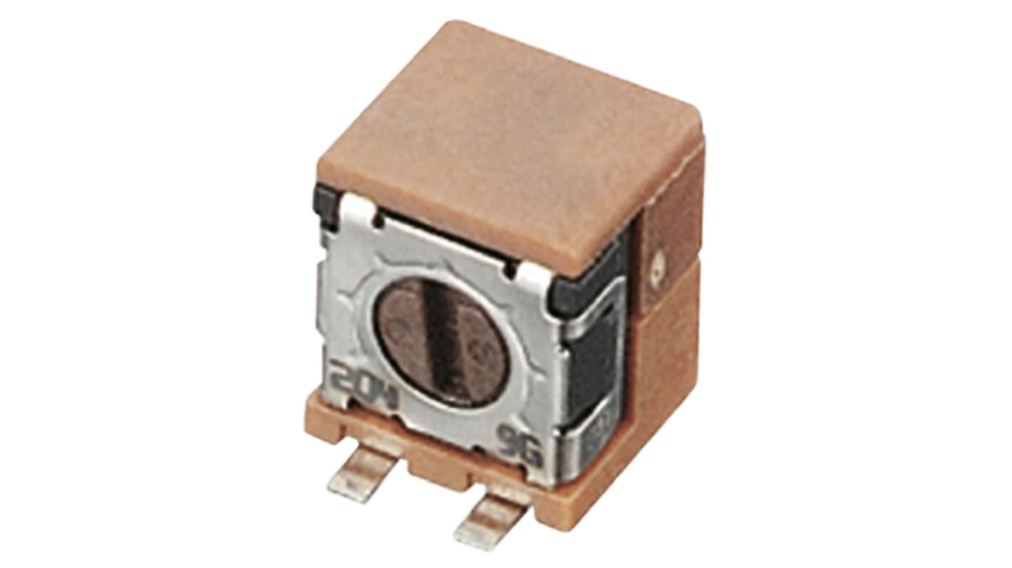 Nidec Components ST-4 1-Gang SMD Trimmer-Potentiometer, Seitliche Einstellung, 10kΩ, ±20%, 0.25W, Gullwing, L. 5mm