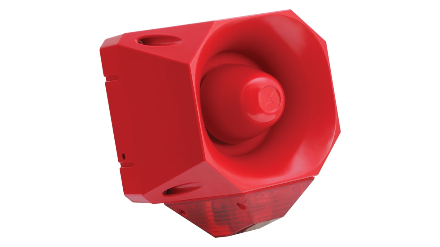 Eaton Series Red Sounder Beacon, 230 V ac, IP66, Wall Mount, 110dB at 1 Metre