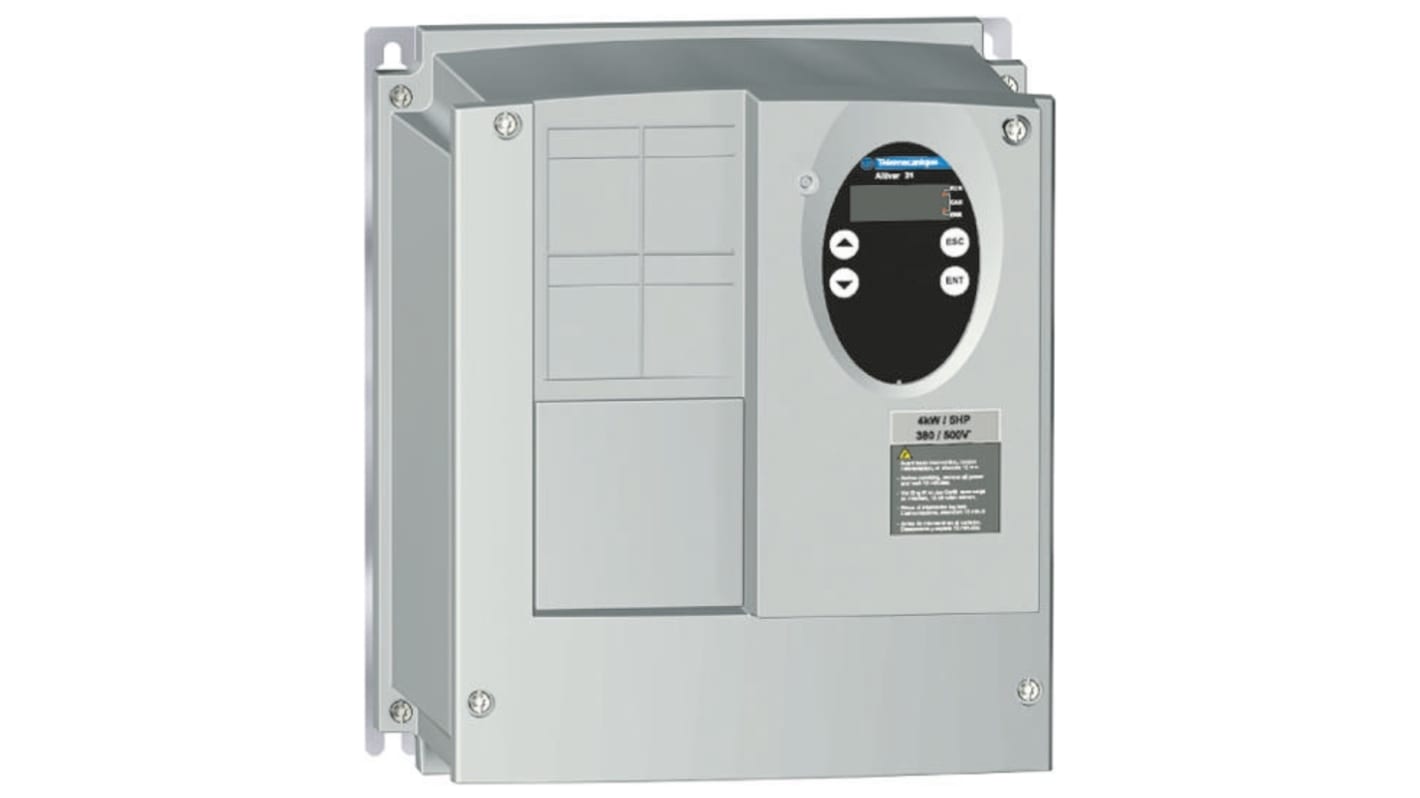 Schneider Electric Inverter Drive, 2.2 kW, 1 Phase, 230 V ac, 21.9 A, ATV 31 Series