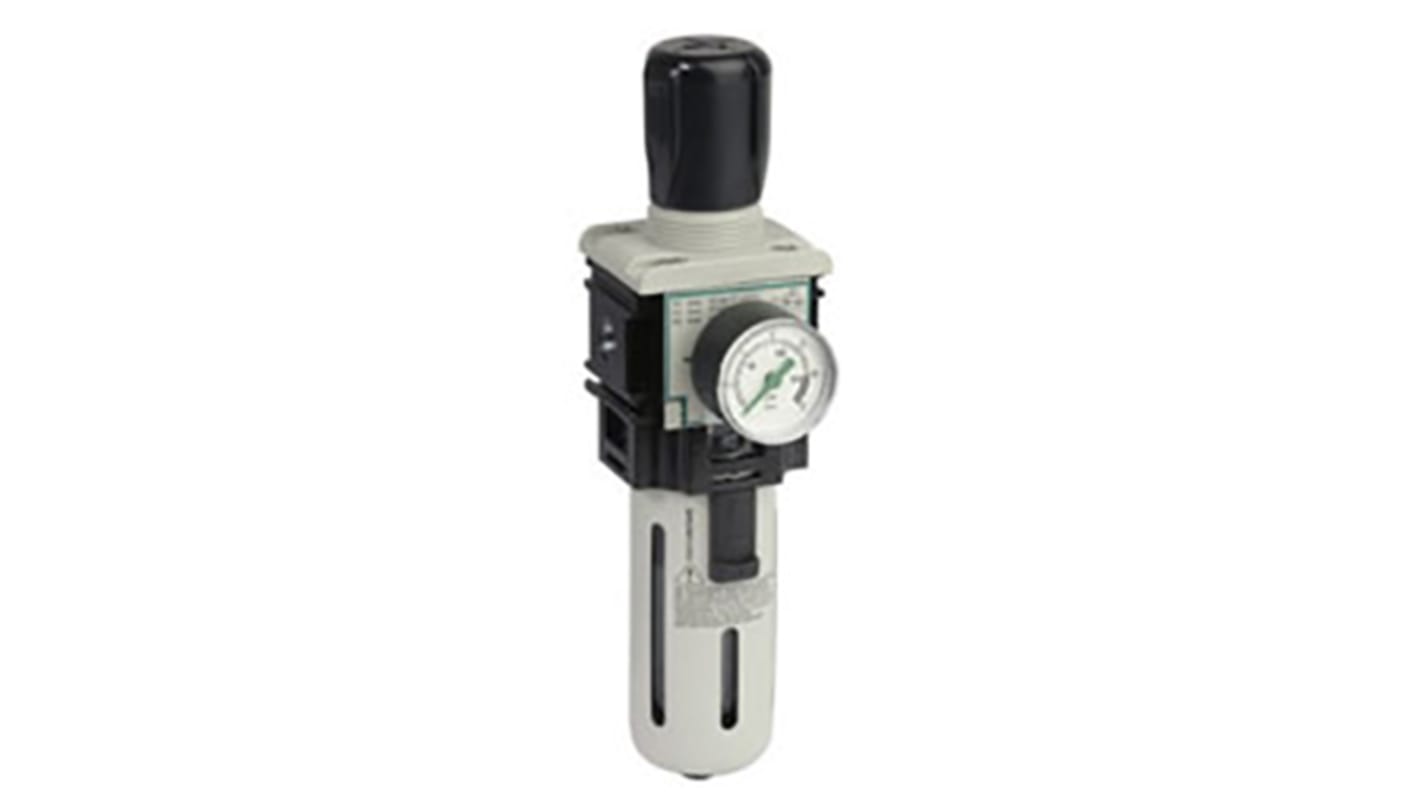 Asco Filterregulator, serie 342, 25μm, Tilslutning: G 1/4, 8 bar, 1/4 tomme