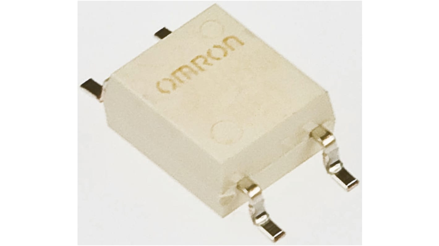 Relé de estado sólido Omron G3VM, contactos SPST, carga 0 → 350V ac, 0.12 A máx., montaje en PCB