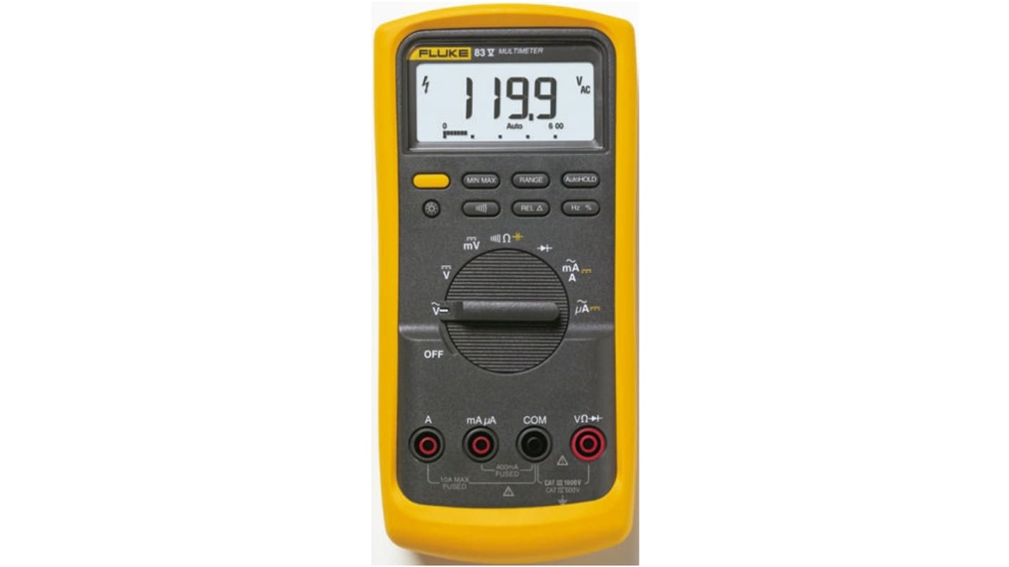 3947847 Fluke 83 Hand DigitalMultimeter, CAT III, CAT IV 1000V ac