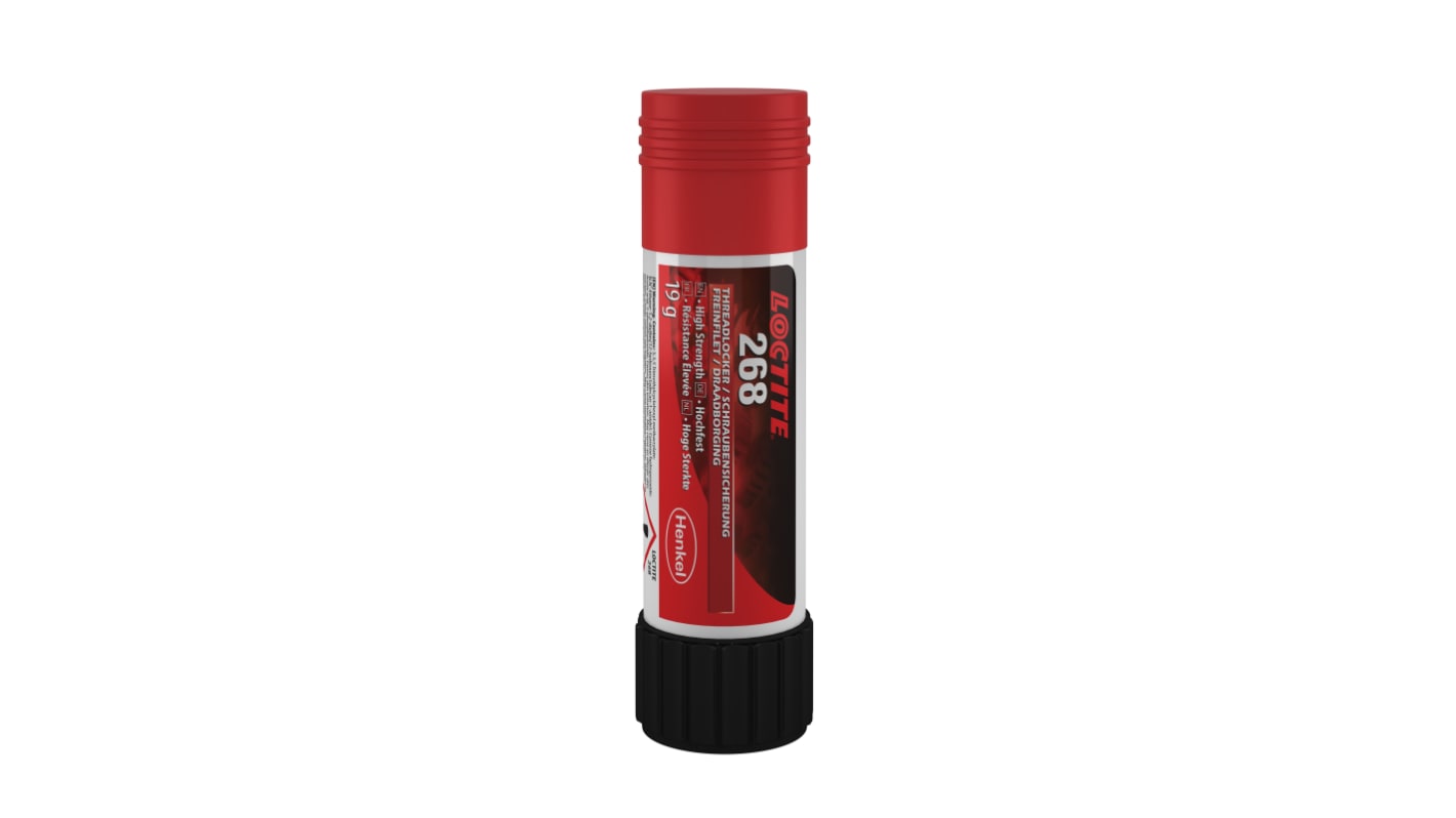 Loctite Loctite 268 Red Threadlocking Adhesive, 19 g, 72 h Cure Time