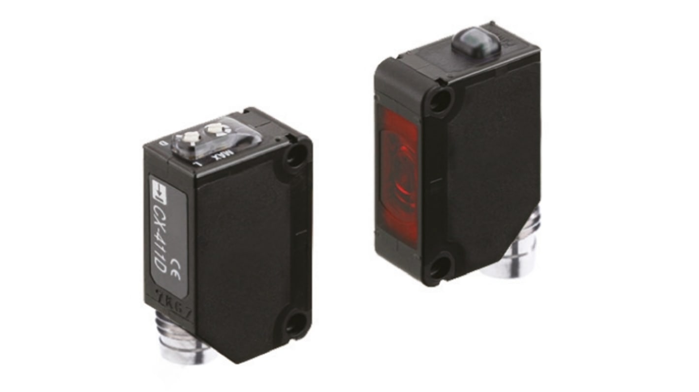 Panasonic Through Beam Photoelectric Sensor, Block Sensor, 10 m Detection Range