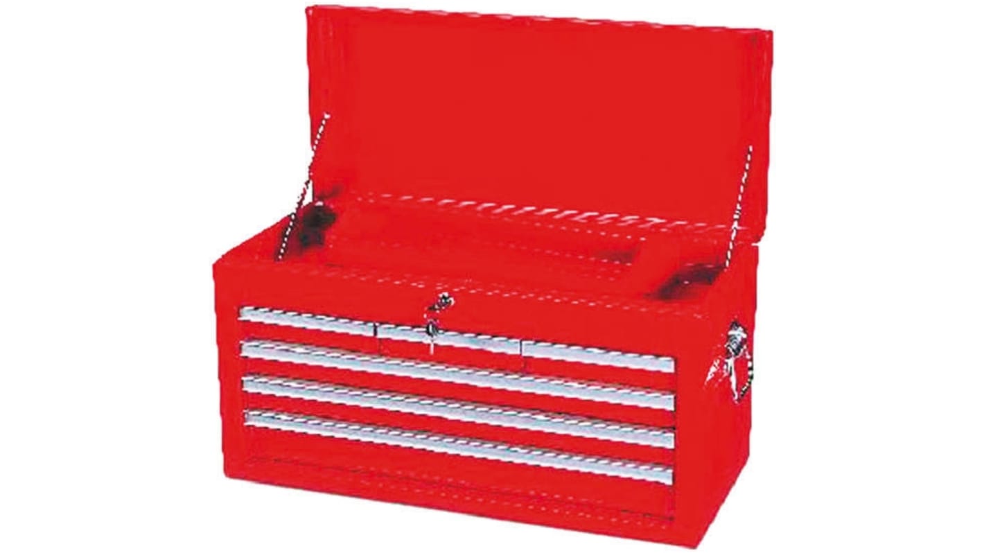 RS PRO 6 drawer Steel, 663mm x 307mm x 376mm