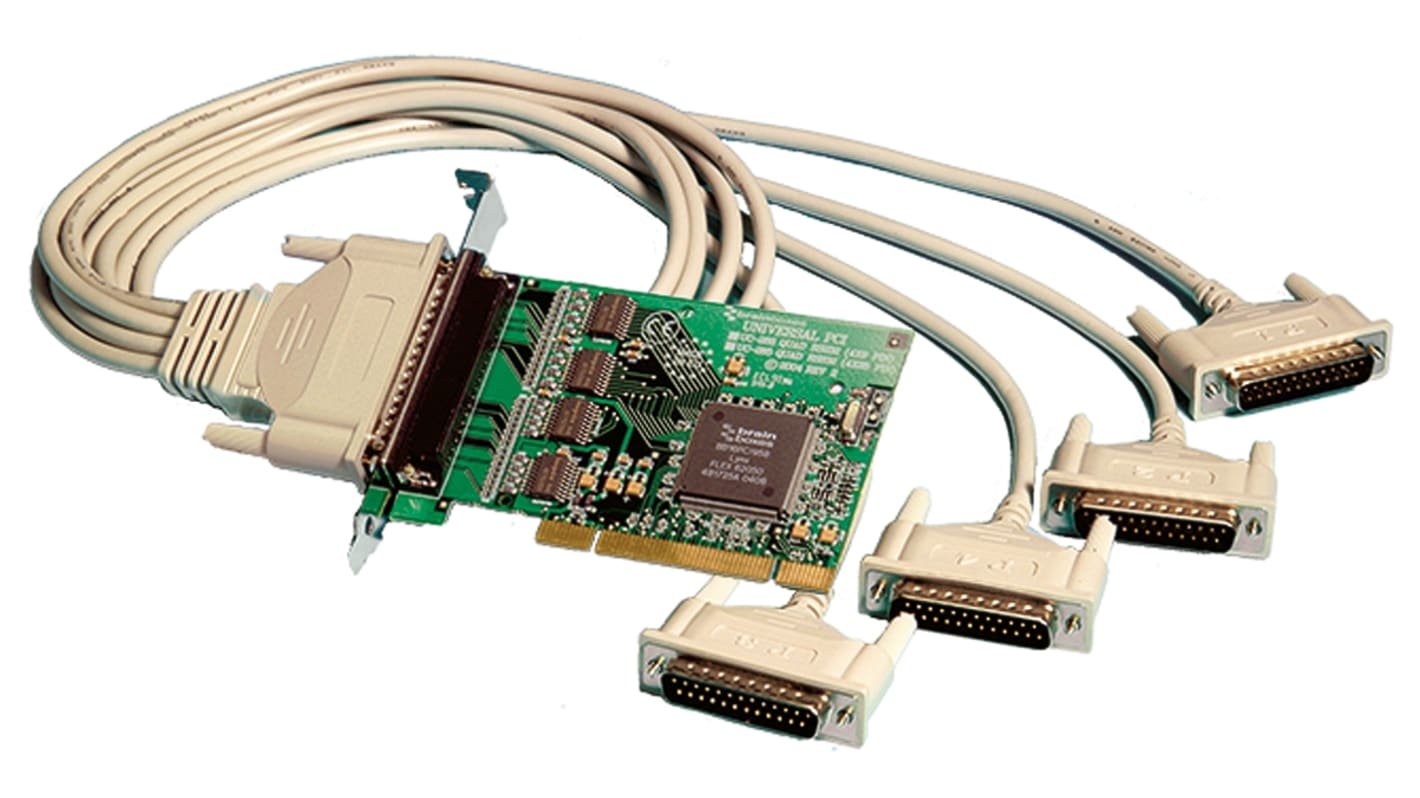 Brainboxes PCI Serielt kort Seriel, 4 Porte, RS232, 115.2kbit/s