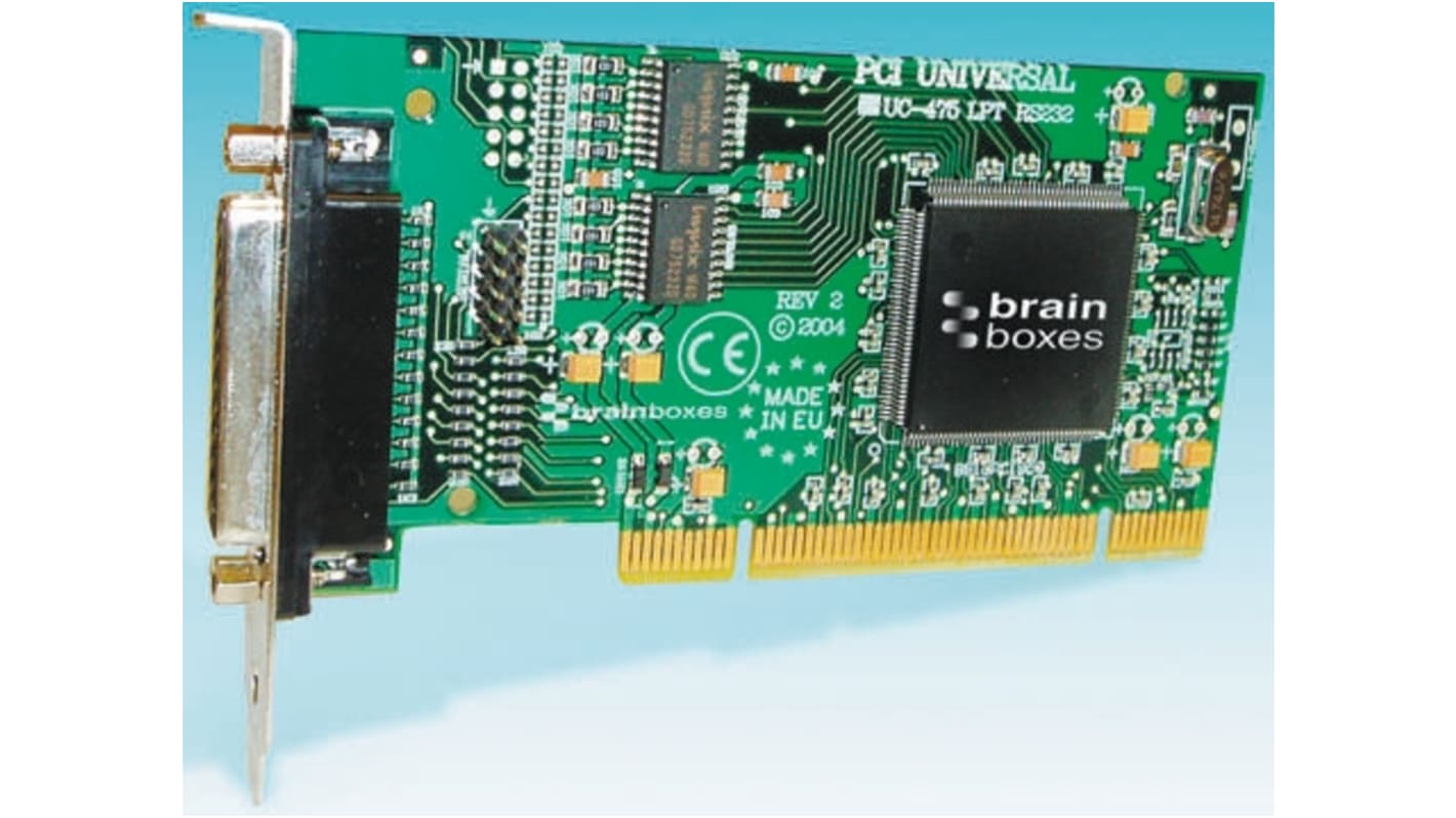 Brainboxes PCI Erweiterungskarte Seriell, 1-Port RS-232 115.2Kbit/s 16 B