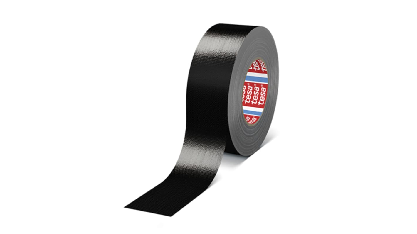 Tesa 4688 Black PE Cloth Cloth Tape, 50mm x 50m