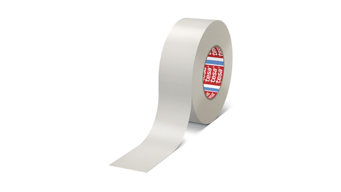 Tesa 4688 White PE Cloth Cloth Tape, 50mm x 50m