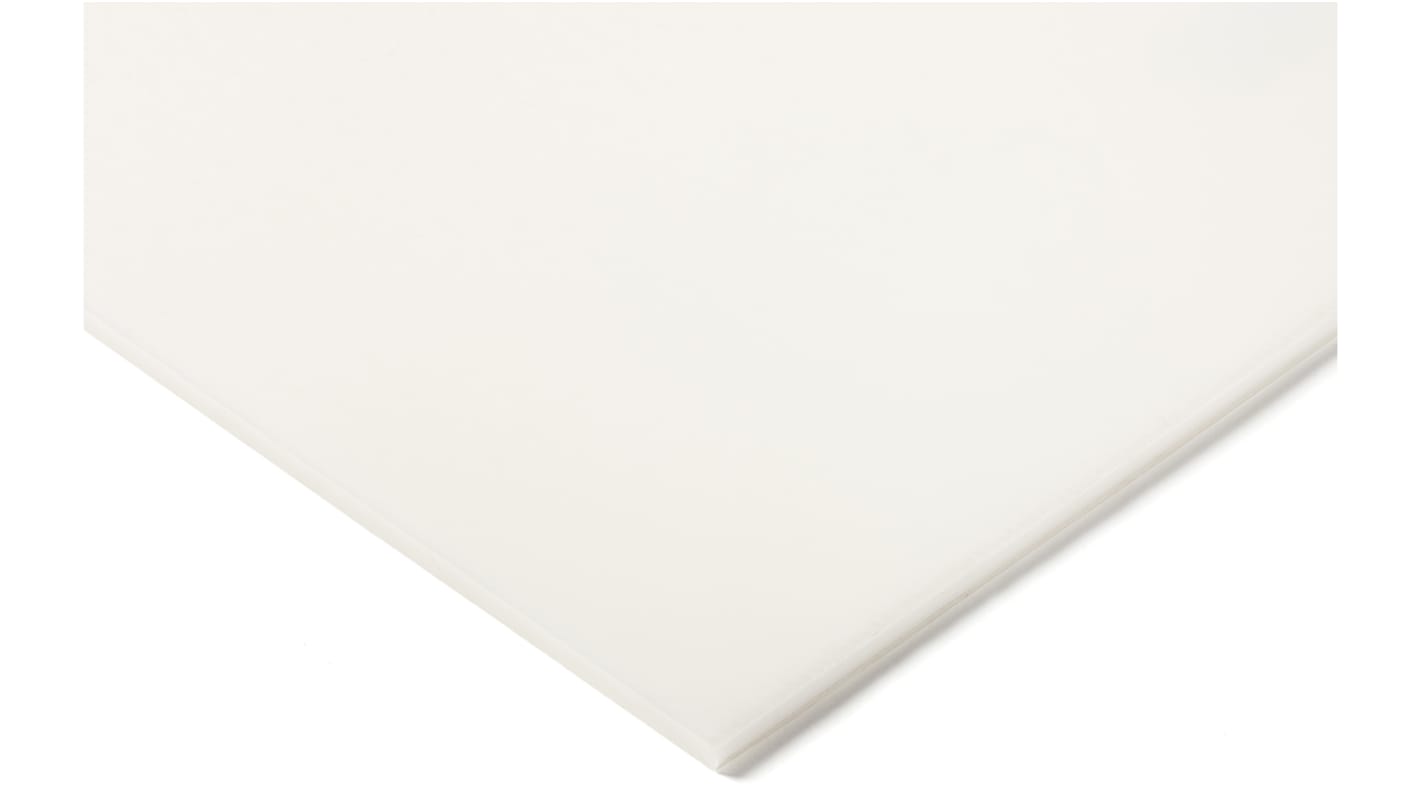 Plaque POM RS PRO Blanc, 500mm x 330mm x 10mm