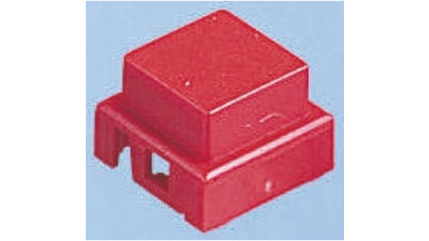 Tapa para interruptor táctil, roja, para usar con serie KSA y KSL