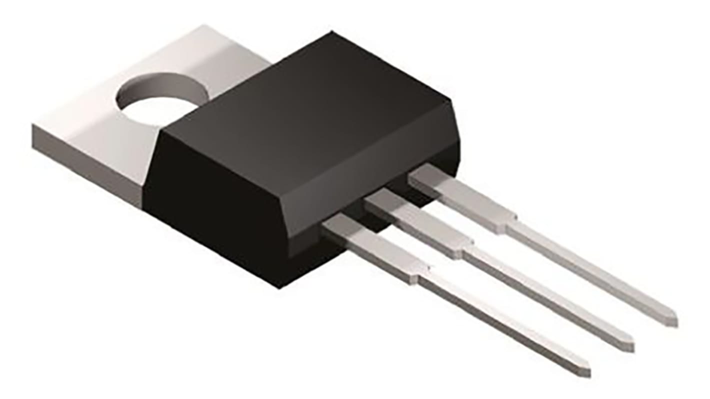 MOSFET STMicroelectronics STP45NF06, VDSS 60 V, ID 38 A, TO-220 de 3 pines, , config. Simple