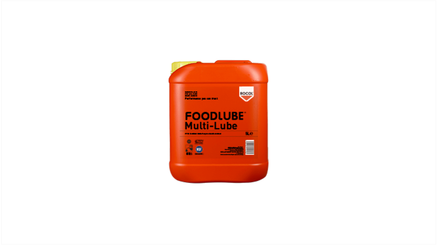 15126 Rocol Lubricant PTFE 5L Foodlube,Food Safe RS