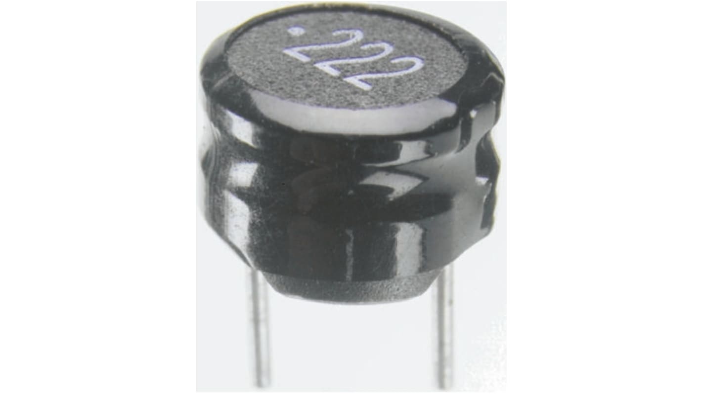 Wurth 2.2 mH ±5% Ferrite Leaded Inductor, Max SRF:1.6MHz, 210mA Idc, 11Ω Rdc, WE-TI