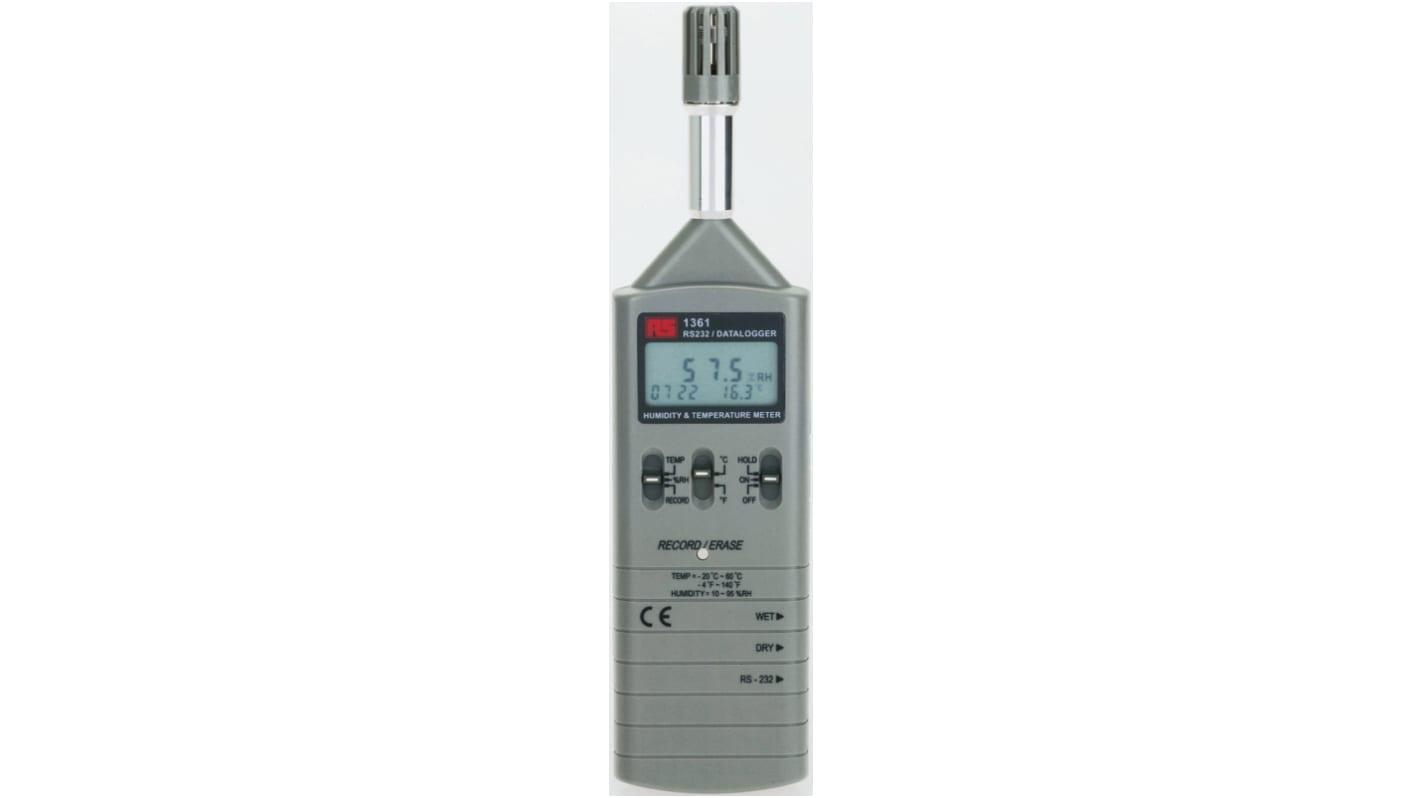 RS PRO 1361C Data Logger, RS232, USB - RS Calibration