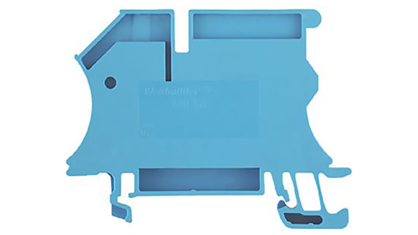 1019000000 Weidmuller WNT Series Blue DIN Rail Terminal Block, 16mm²