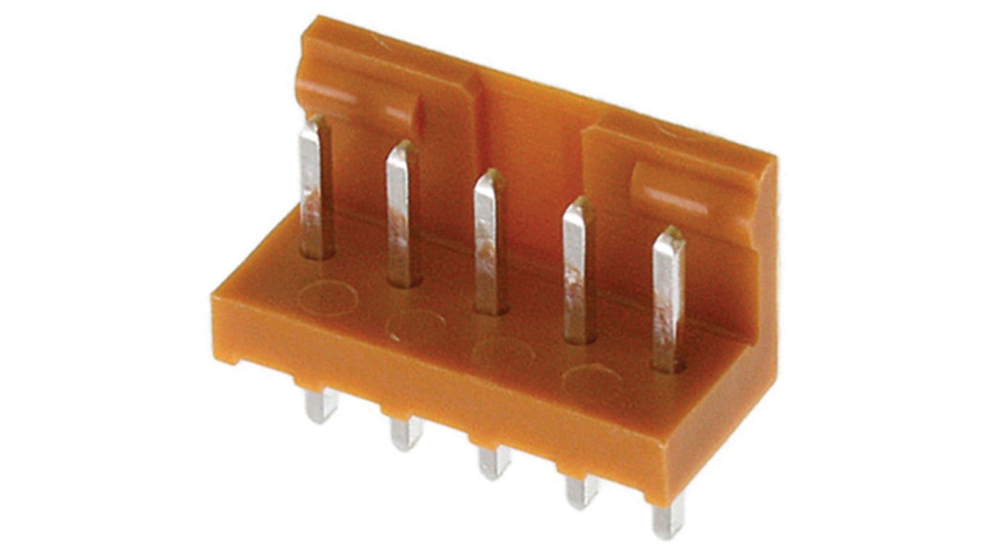 JAE IL-G Series Straight Through Hole PCB Header, 5 Contact(s), 2.5mm Pitch, 1 Row(s), Shrouded