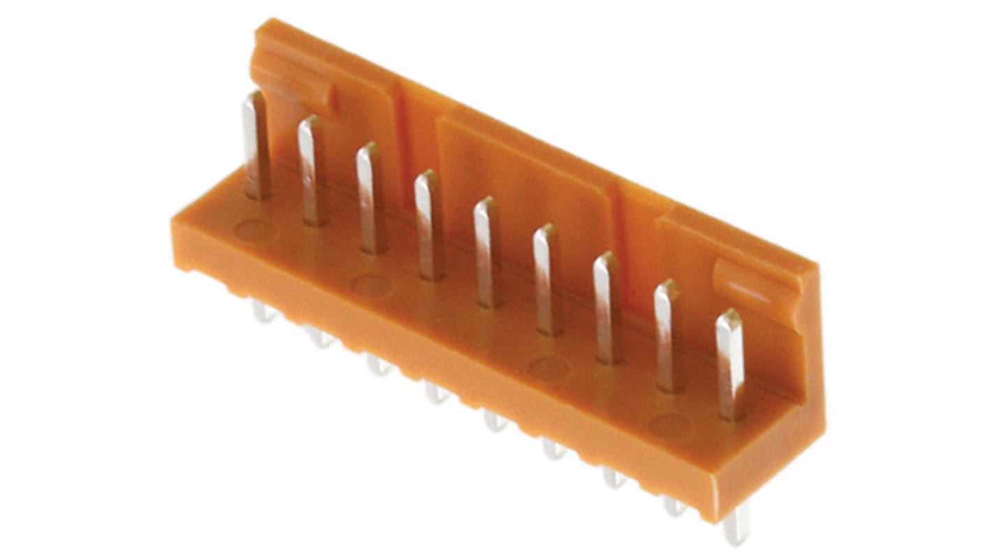 JAE IL-G Series Straight Through Hole PCB Header, 9 Contact(s), 2.5mm Pitch, 1 Row(s), Shrouded