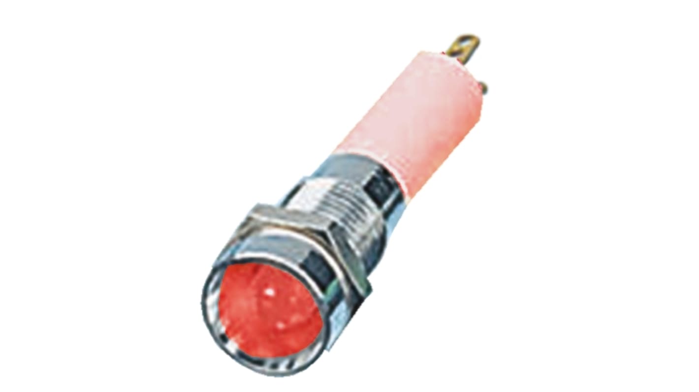 Voyant LED lumineux  Rouge CML Innovative Technologies, dia. 8mm, 12V